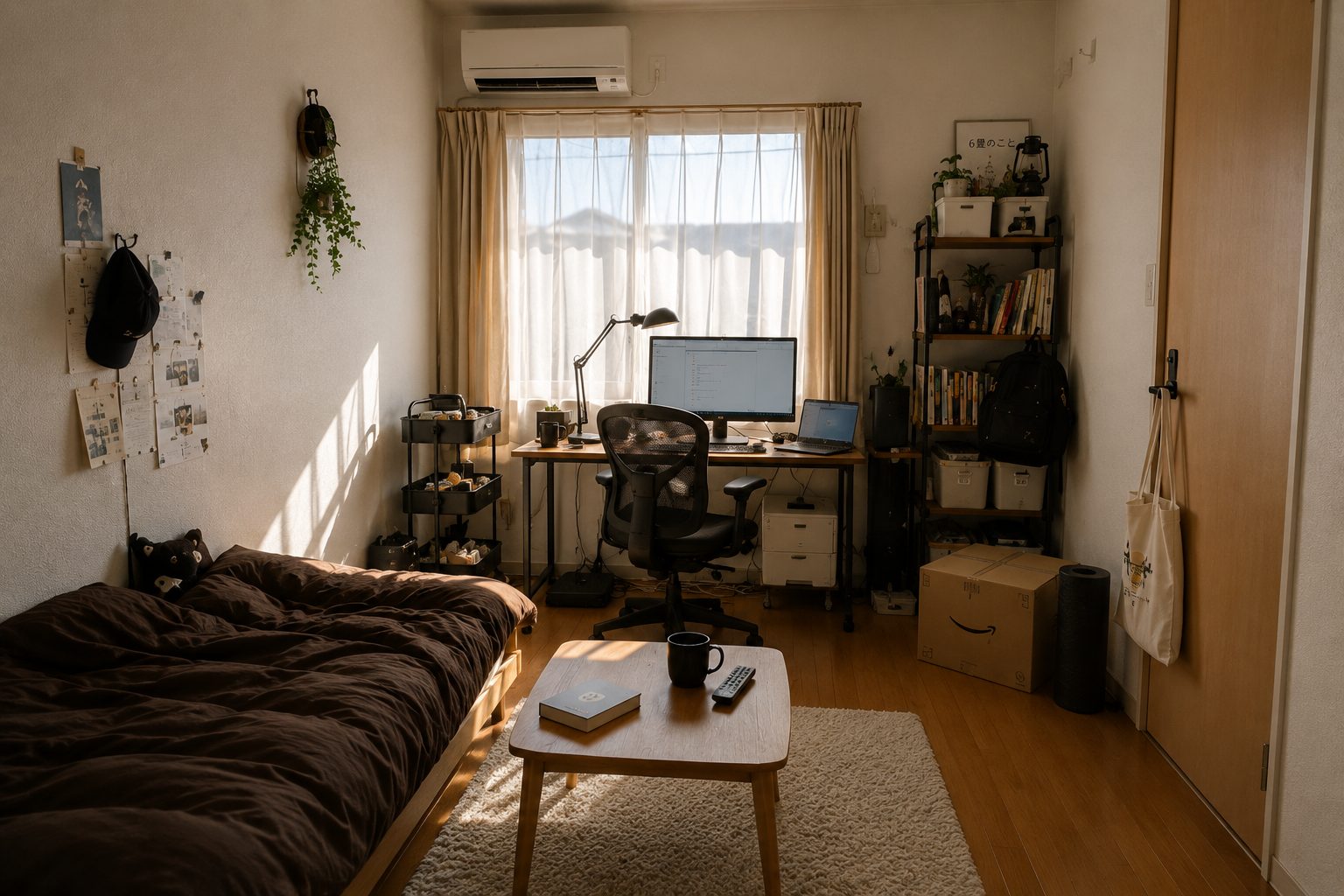 朝の部屋